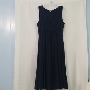 Navy Blue Sleeveless Dress Sz L